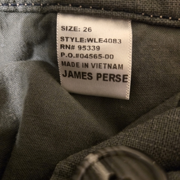 James Perse Linen Blend Gray Shorts Size 26 - Picture 4 of 5